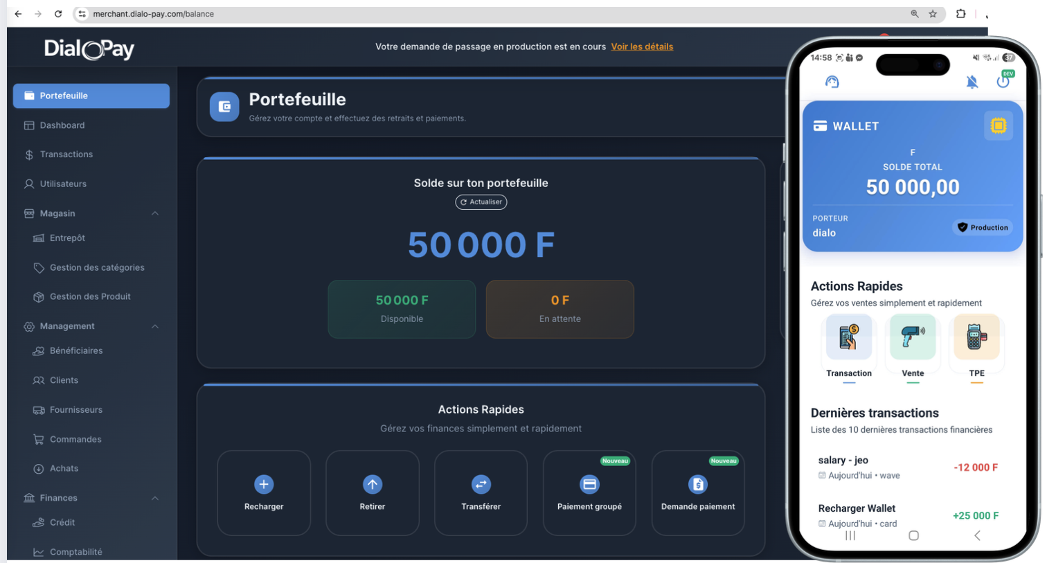 Dialo Application Mobile